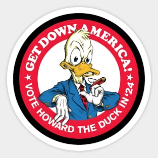 Get Down America! Sticker